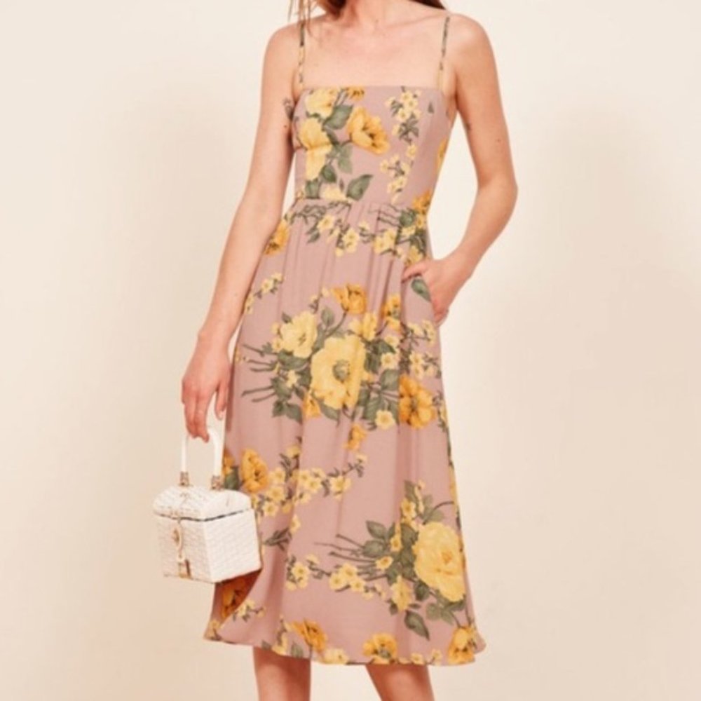 SALE Reformation Rosehip Dress in Antoinette